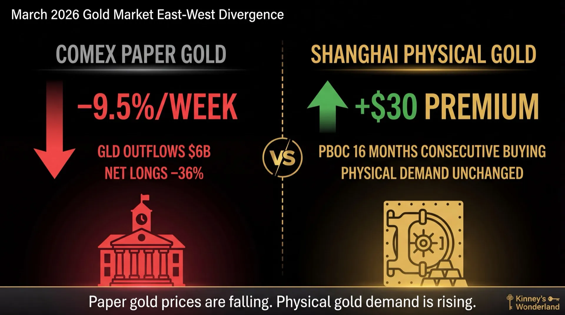 2026 Gold Market East-West Split