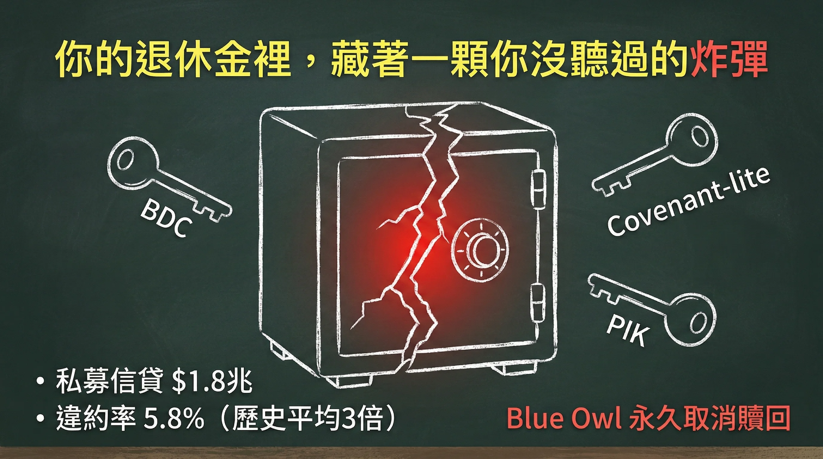 你的退休金裡，藏著一顆你沒聽過的炸彈