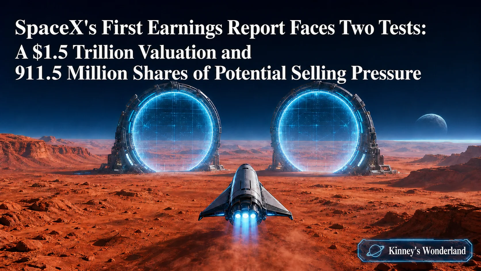 SpaceX's first earnings report faces a valuation and supply test